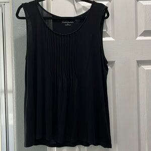 Black tank top